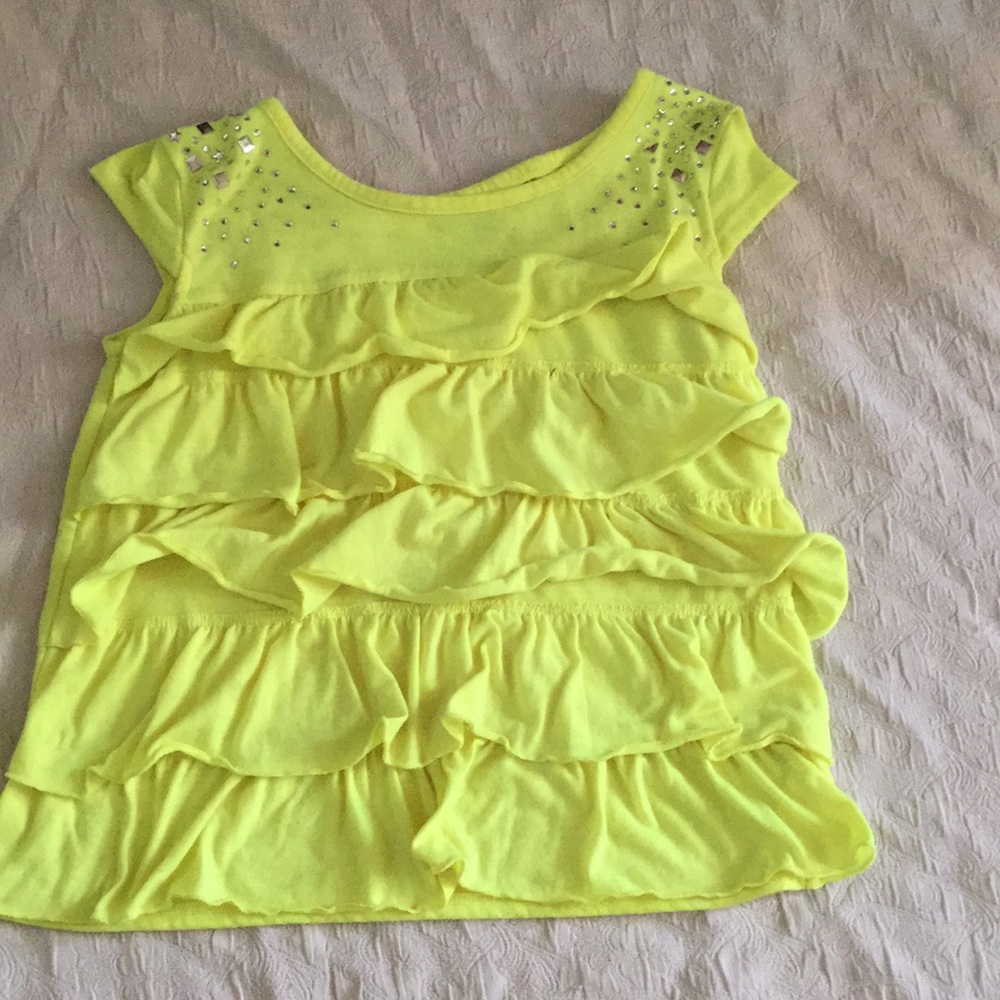 A yellow justice shirt